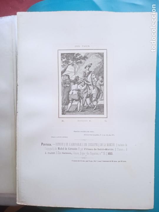 Art: ICONOGRAF&Iacute;A DE DON QUIJOTE, Reproducci&oacute;n Heliogr&aacute;fica y Foto-Tipogr&aacute;fica Lopez Fabra 1879