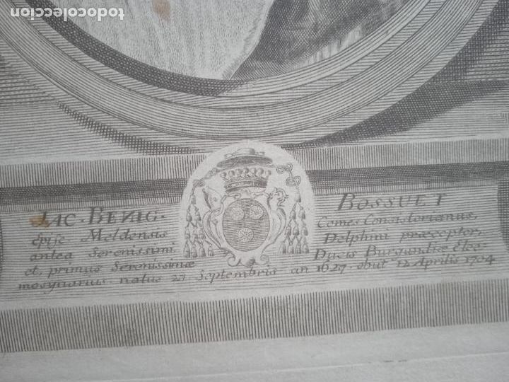 Arte: Bossuet, grabado siglo XVIII - Foto 2