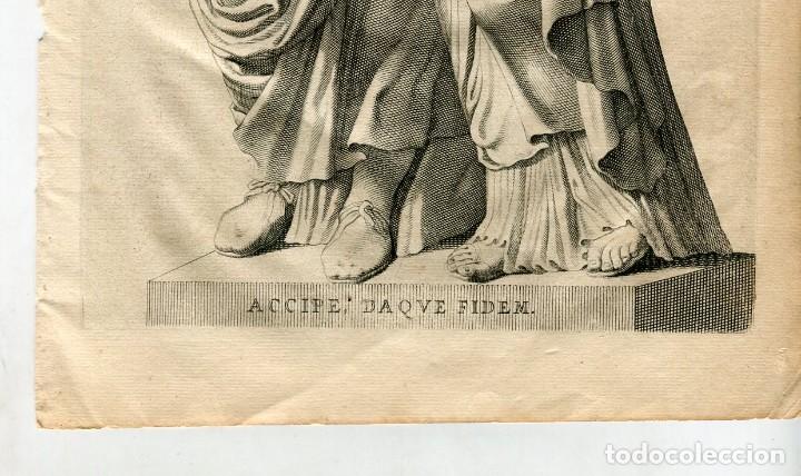 Arte: Accipe daque Fidem (Recibe y da fé) pocede de obra publicada por W. Goeree en 1690 - Foto 3 - 304100198
