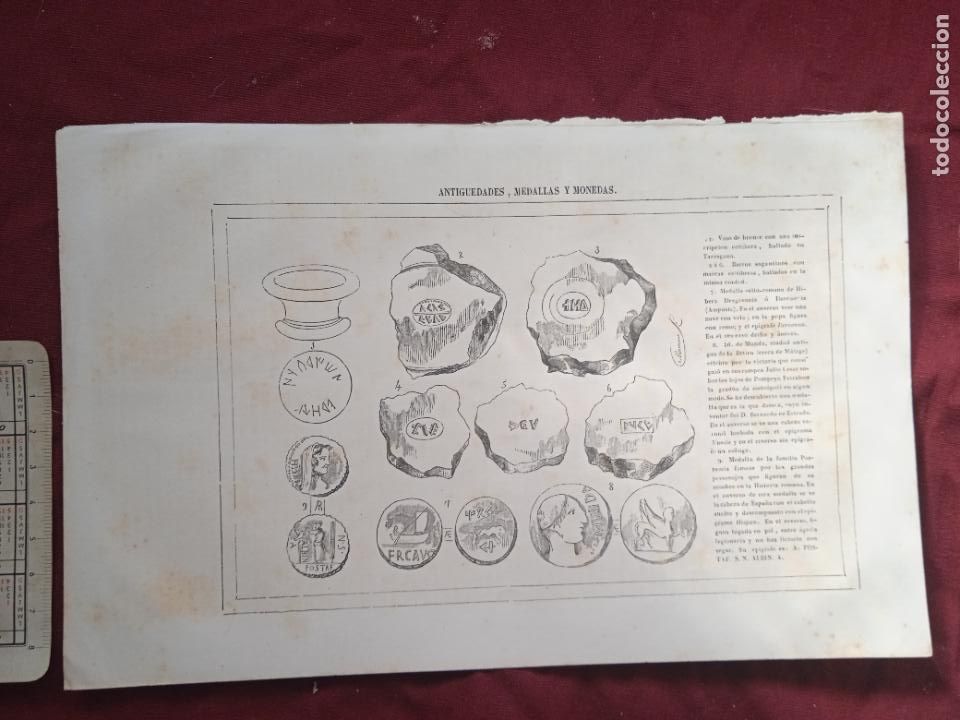Arte: Antig&uuml;edades, Medallas y monedas. Monedas romanas espa&ntilde;olas