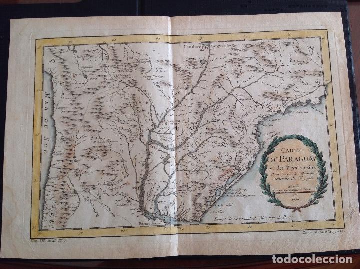 Arte: An&oacute;nimo . Mapa de Paraguay. - Foto 1