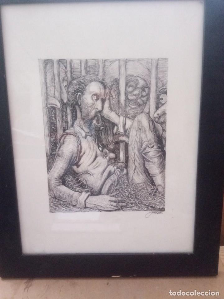 Arte: Bonito grabado firmado - Foto 1