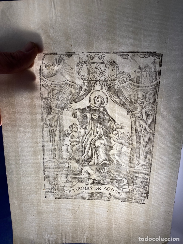 Arte: Grabado santo Tom&aacute;s de Aquino - Foto 3