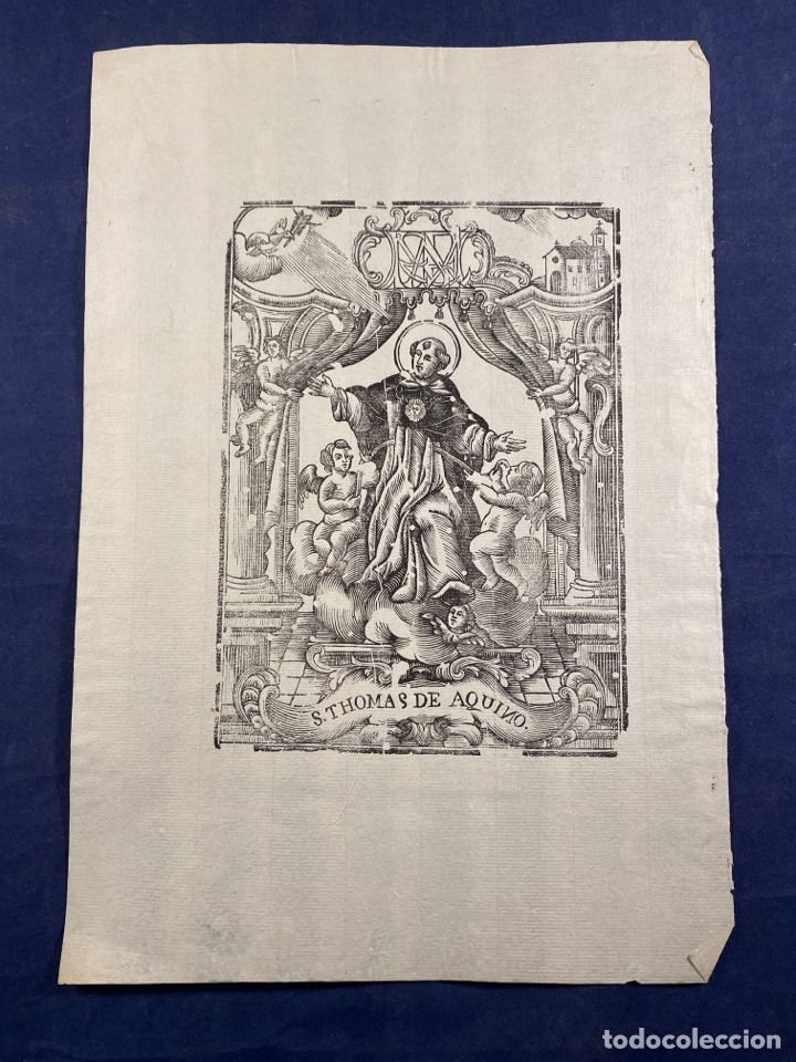 Arte: Grabado santo Tom&aacute;s de Aquino - Foto 1