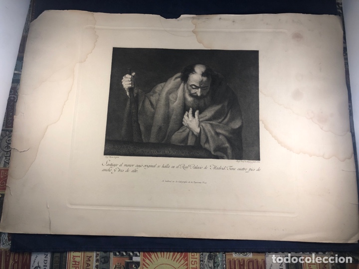 Arte: Grabado calcogr&aacute;fico espa&ntilde;ol 1792 - Foto 2