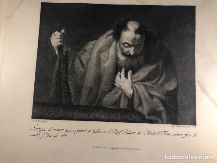 Arte: Grabado calcogr&aacute;fico espa&ntilde;ol 1792 - Foto 3
