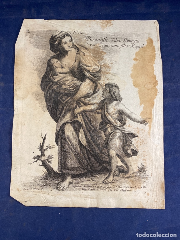 Arte: Antiguo grabado BASMATH - Foto 2