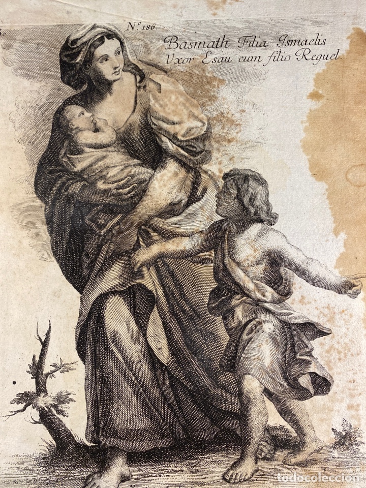 Arte: Antiguo grabado BASMATH - Foto 5