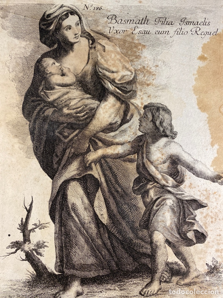 Arte: Antiguo grabado BASMATH - Foto 1