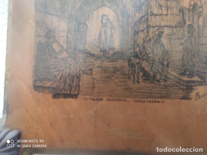 Arte: grabado de jerusalen en madera - Foto 2
