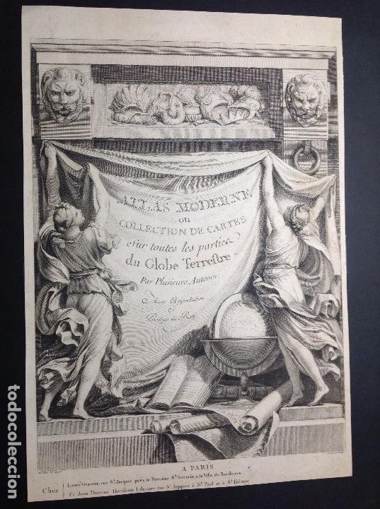 Arte: Prevost. Portada del atlas de Janvier. - Foto 1
