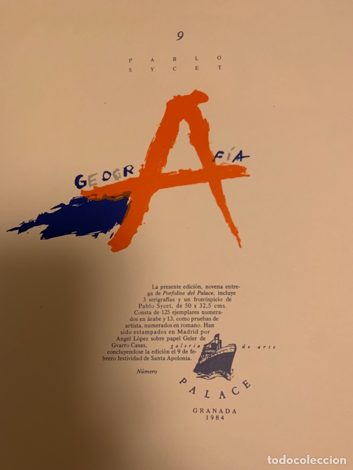Arte: Serigraf&iacute;a de Pablo Sycet - Foto 3