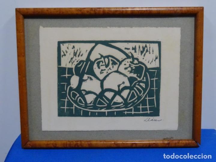 Arte: GRABADO DE TERESA LLACER. BODEGON. - Foto 2