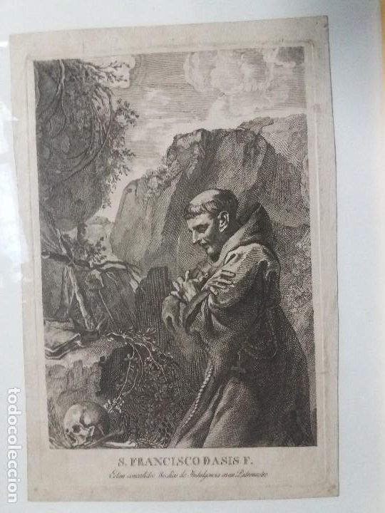 Arte: Grabado de S Francisco D asis - Foto 2