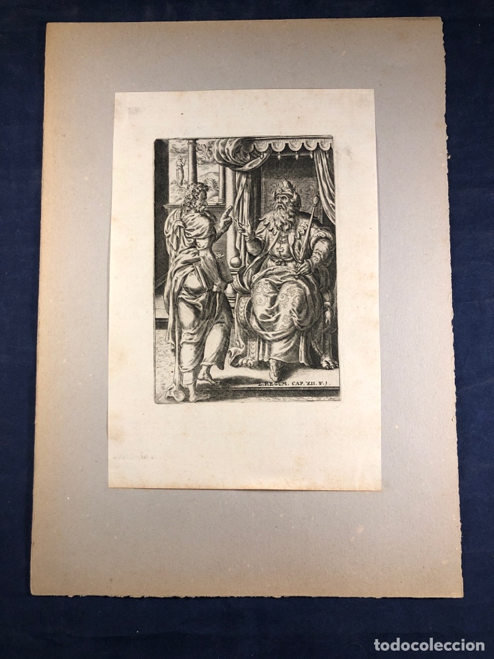 Arte: Escena del Segundo Libro de los Reyes. Escuela flamenca - Foto 2