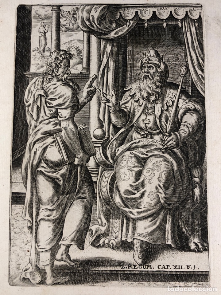 Arte: Escena del Segundo Libro de los Reyes. Escuela flamenca - Foto 1