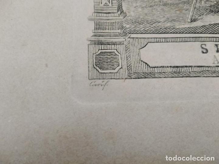 Arte: Antiguo Grabado de San Ildefonso. - Foto 10