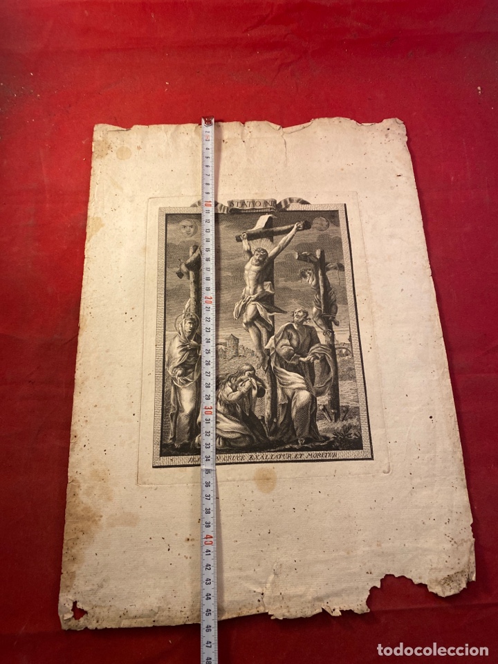 Arte: JESUS IN CRUCE EXALTATUR ET MORITUR - Foto 2