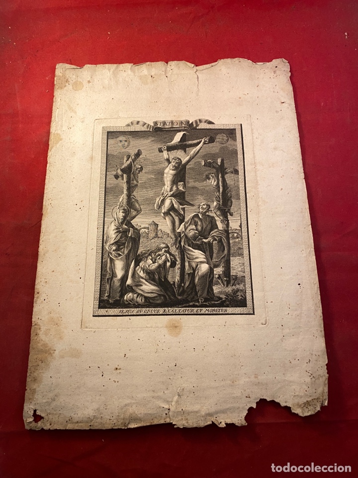 Arte: JESUS IN CRUCE EXALTATUR ET MORITUR - Foto 1