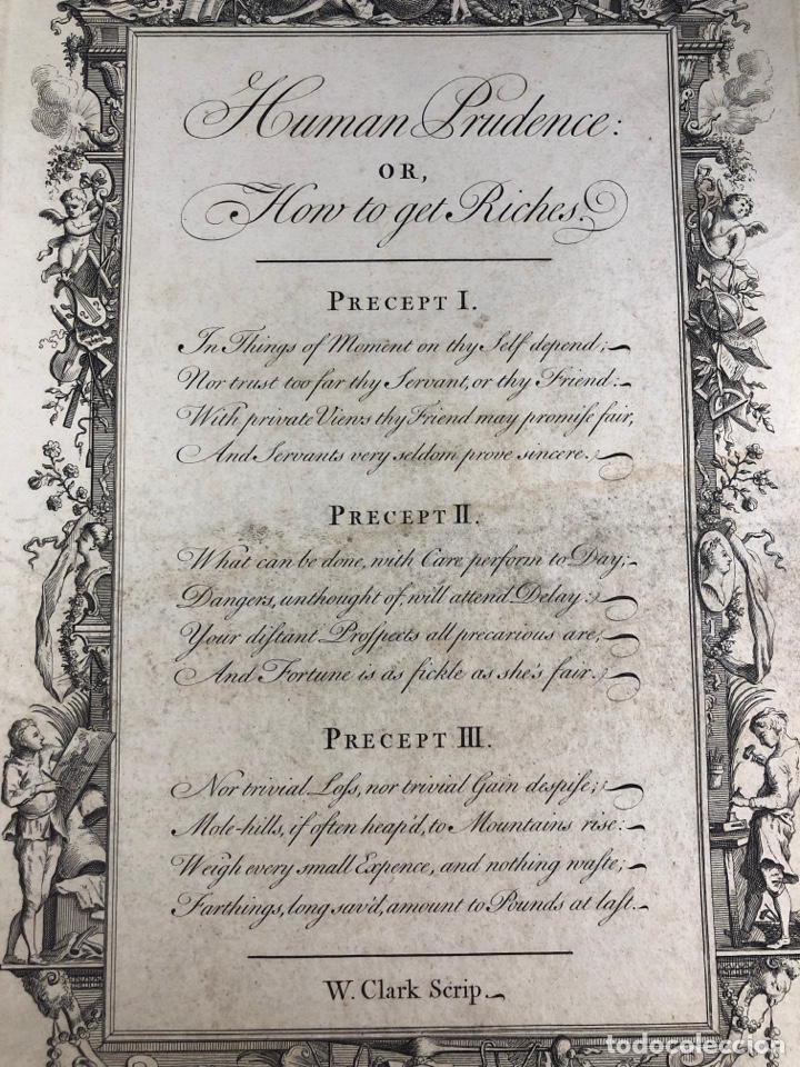 Arte: Human Prudence, or How to Get Riches (1736) - Foto 4