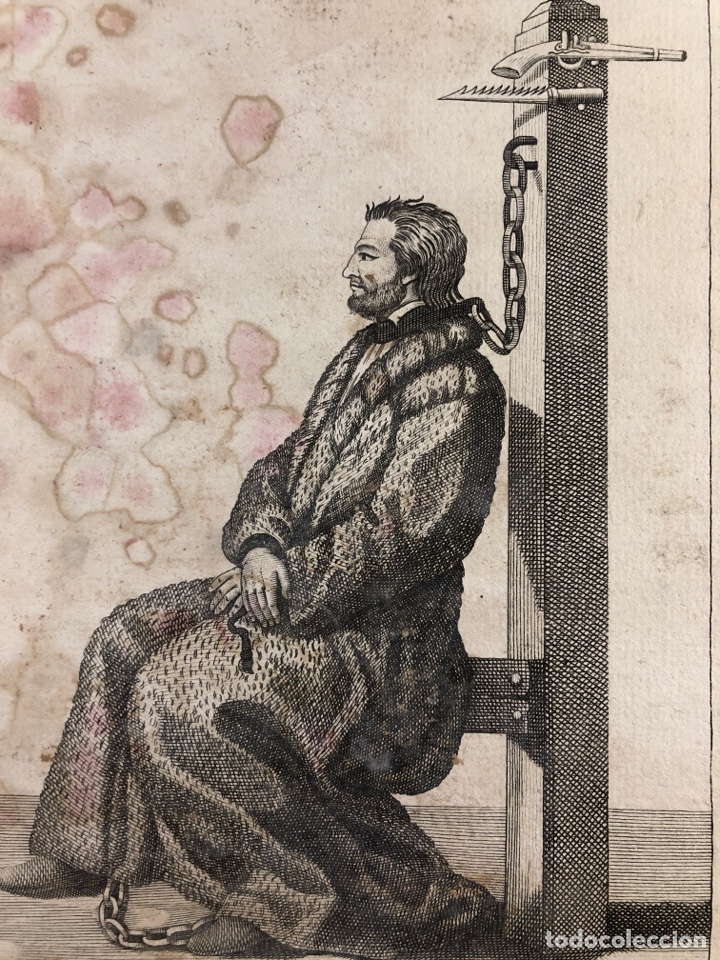 Arte: Retrato del regicida Jacobo juan Ankarstrom - Foto 2