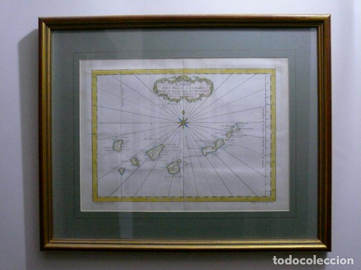 Arte: Mapa de las Islas Canarias. S. XVIII. - Foto 3