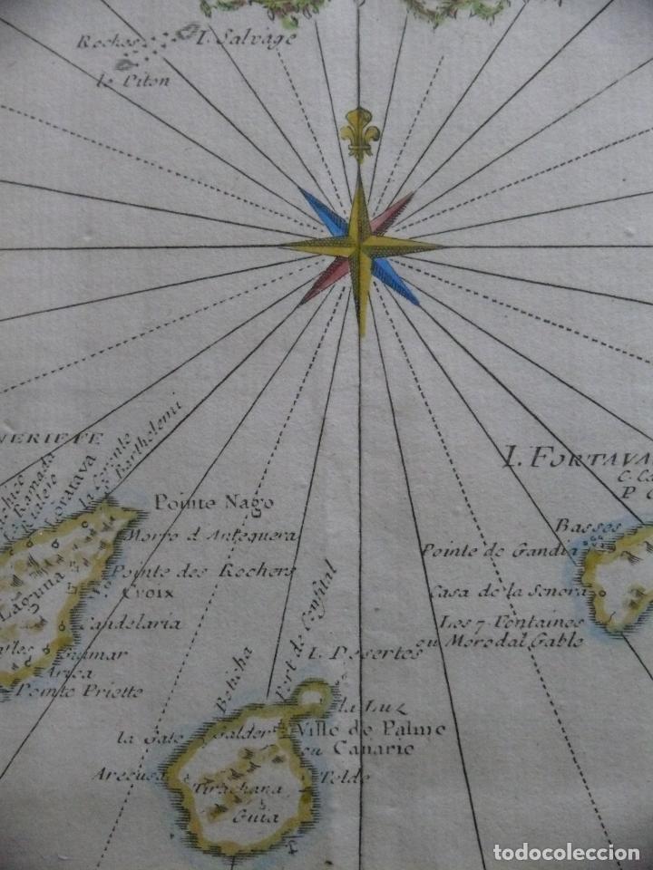 Arte: Mapa de las Islas Canarias. S. XVIII. - Foto 5