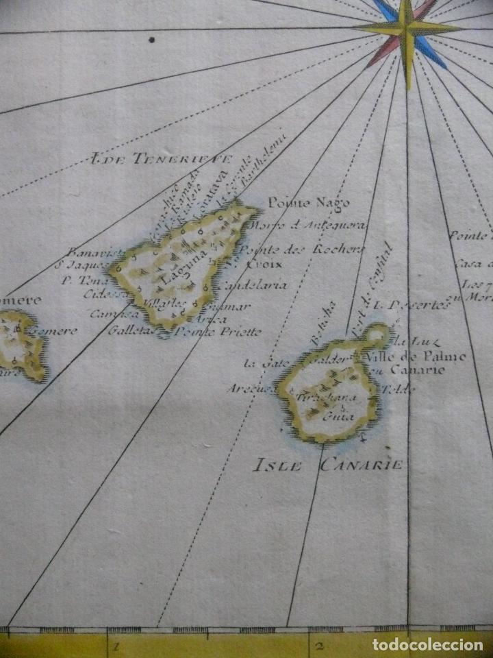 Arte: Mapa de las Islas Canarias. S. XVIII. - Foto 6