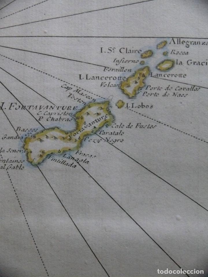 Arte: Mapa de las Islas Canarias. S. XVIII. - Foto 7
