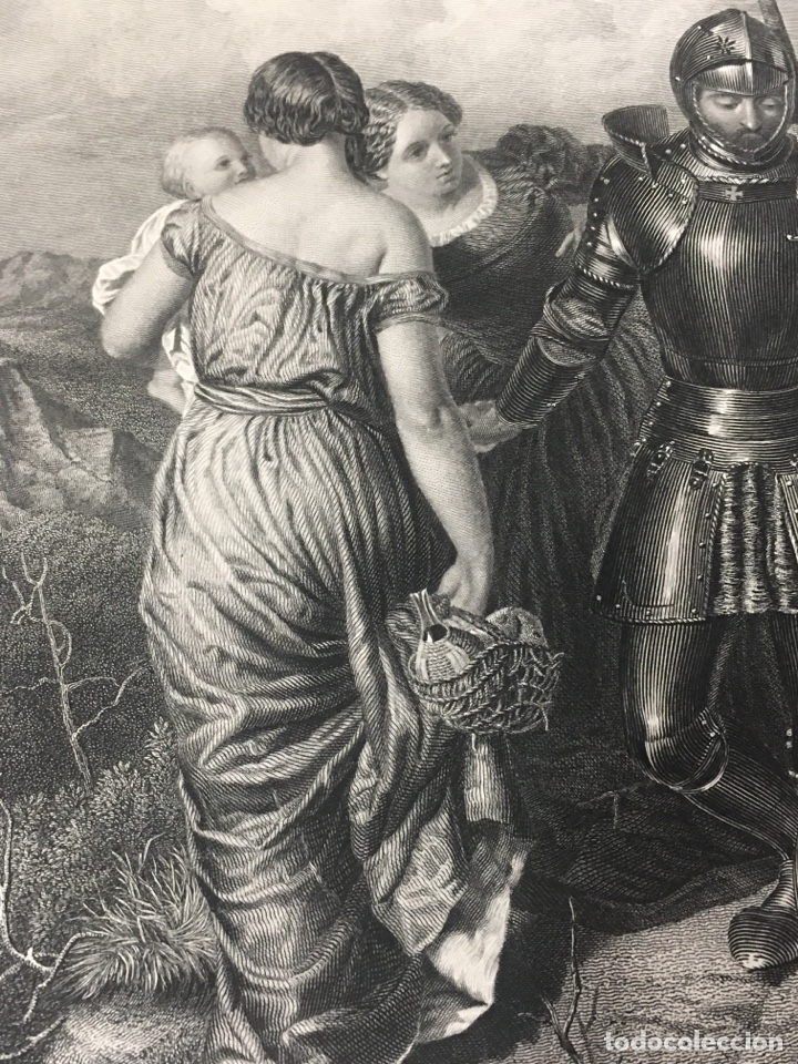 Arte: CUADRO CON GRABADO ANTIGUO - SIGLO XIX - Foto 4