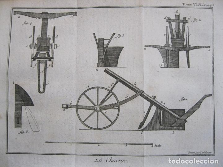 Arte: El arado barroco, hacia 1750. De Meuse - Foto 1