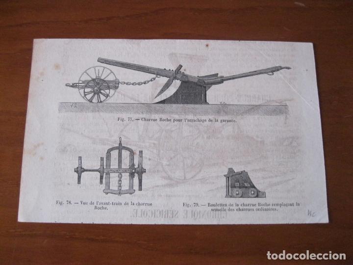 Arte: Arado de roca, hacia 1850. - Foto 1