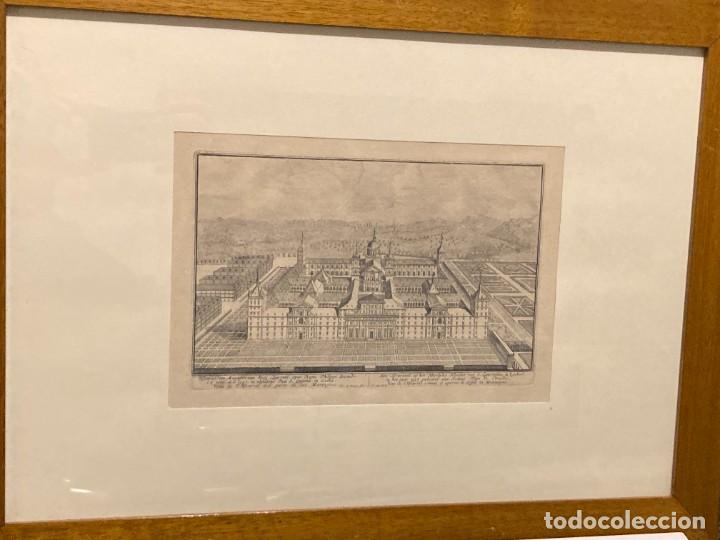 Arte: Grabado del Monasterio de San Lorenzo de El Escorial - Foto 2