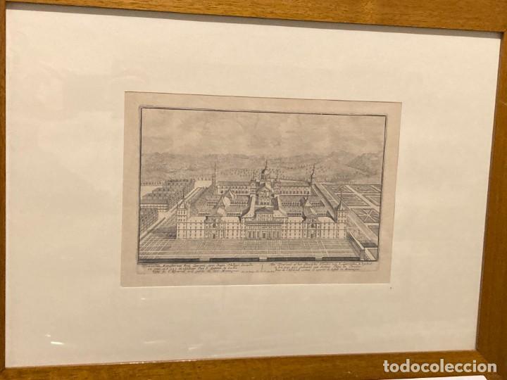Arte: Grabado del Monasterio de San Lorenzo de El Escorial - Foto 3