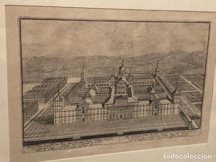 Arte: Grabado del Monasterio de San Lorenzo de El Escorial - Foto 4