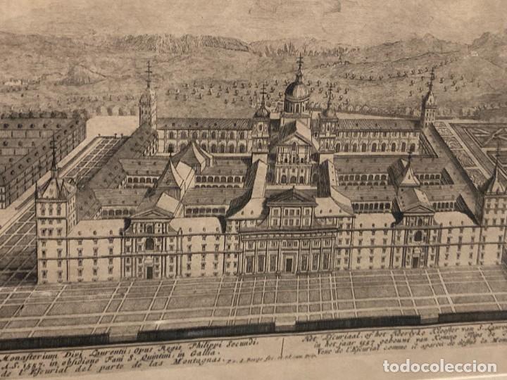Arte: Grabado del Monasterio de San Lorenzo de El Escorial - Foto 5
