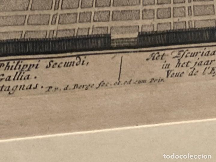 Arte: Grabado del Monasterio de San Lorenzo de El Escorial - Foto 6
