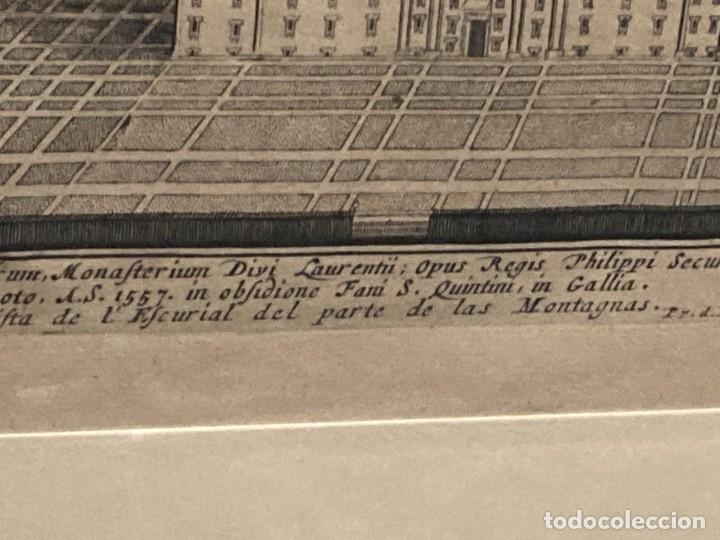 Arte: Grabado del Monasterio de San Lorenzo de El Escorial - Foto 7