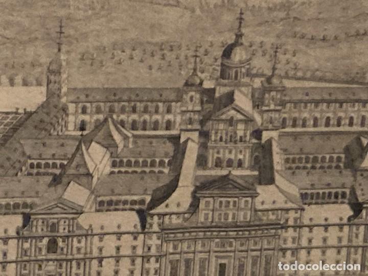Arte: Grabado del Monasterio de San Lorenzo de El Escorial - Foto 9