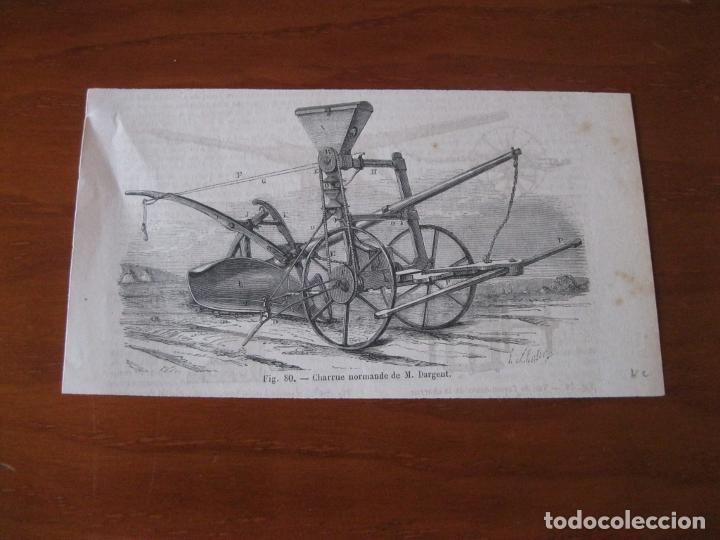 Arte: Arado normando de M. Dargent. Hacia 1850 - Foto 1