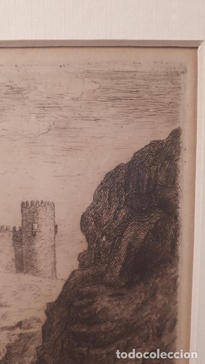 Arte: Grabado de castillo, Ernesto Guti&eacute;rrez 1932 - Foto 4