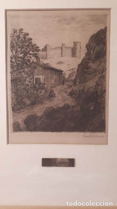 Arte: Grabado de castillo, Ernesto Guti&eacute;rrez 1932 - Foto 10