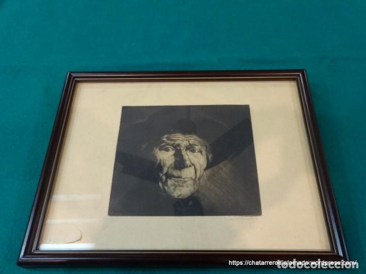Arte: Grabado al aguafuerte, retrato. REF-6478 - Foto 1