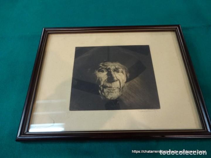 Arte: Grabado al aguafuerte, retrato. REF-6478 - Foto 2
