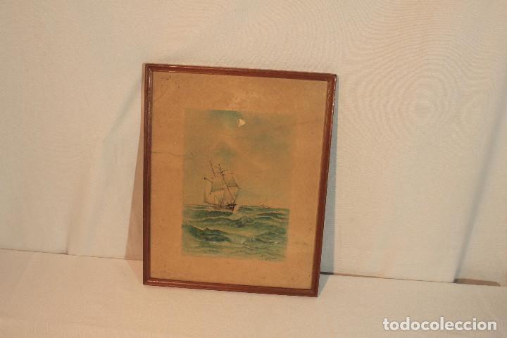 Arte: CUADRO GRABADO VELERO - Foto 1
