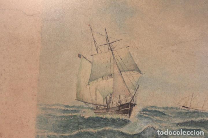 Arte: CUADRO GRABADO VELERO - Foto 3