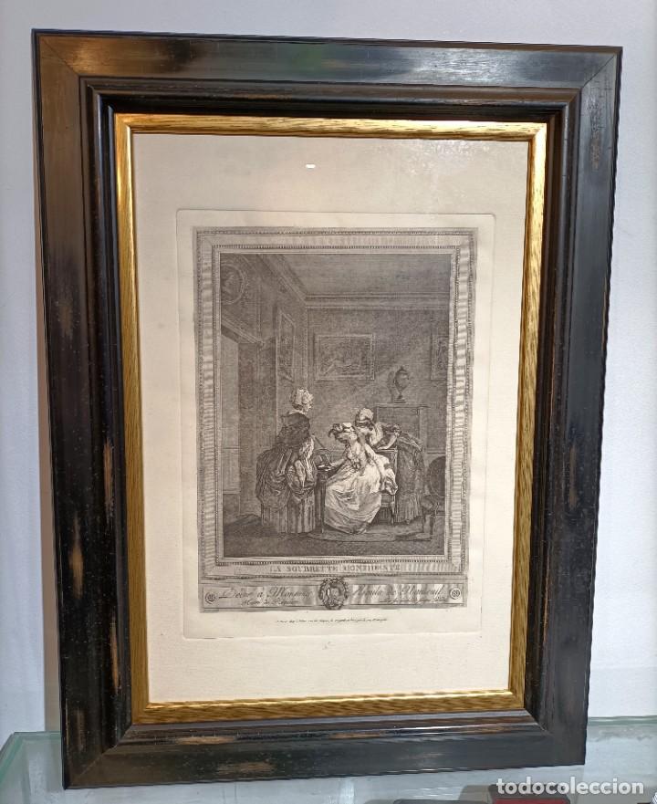 Arte: Grabado del XIX de &rdquo;La Soubette Confidente&rdquo; - Foto 1