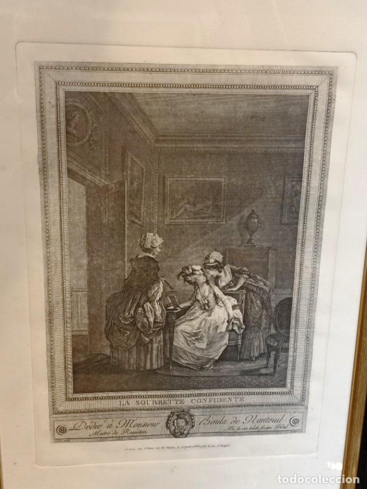 Arte: Grabado del XIX de &rdquo;La Soubette Confidente&rdquo; - Foto 2