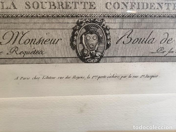 Arte: Grabado del XIX de &rdquo;La Soubette Confidente&rdquo; - Foto 3