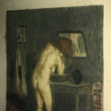 Arte: JOAQUIM SUNYER I DE MIRÓ (SITGES, 1874 - 1956) INTERIOR CON DESNUDO FEMENINO. Lote 321331258